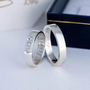 Argollas Francés con Zirconias